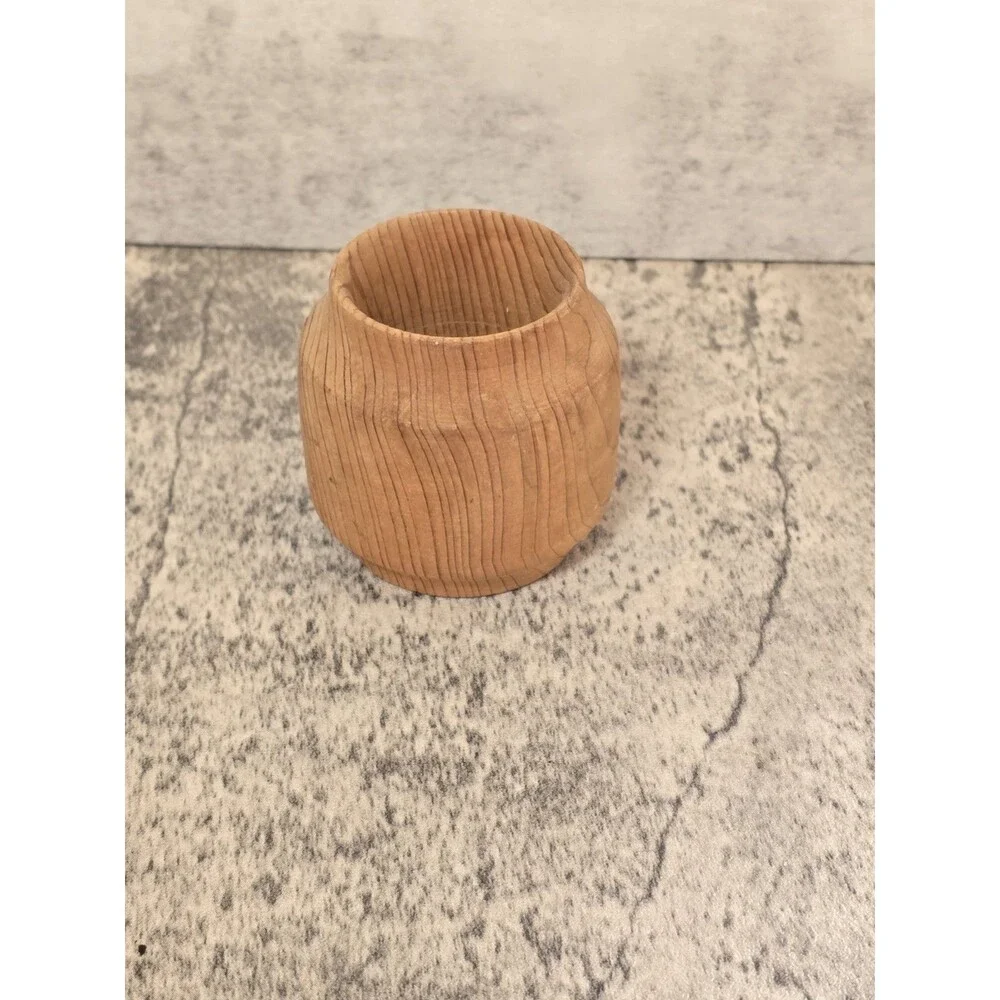 Japanese Wooden Cypress Cedar Sake Tea Matcha Cup Guinomi Sakazuki Yunomi Japan